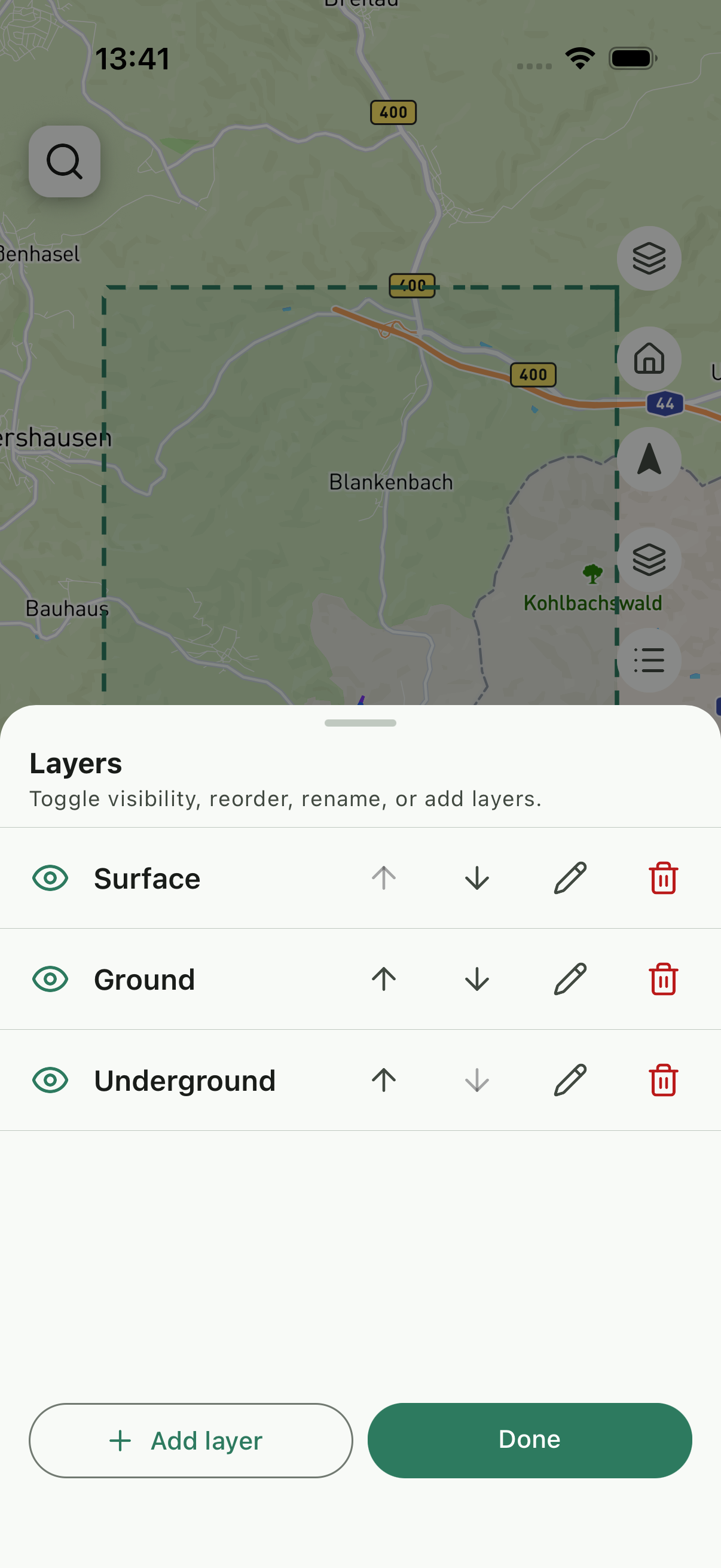Layer manager